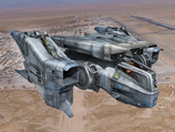Sci Fi Starfighter 3D Model