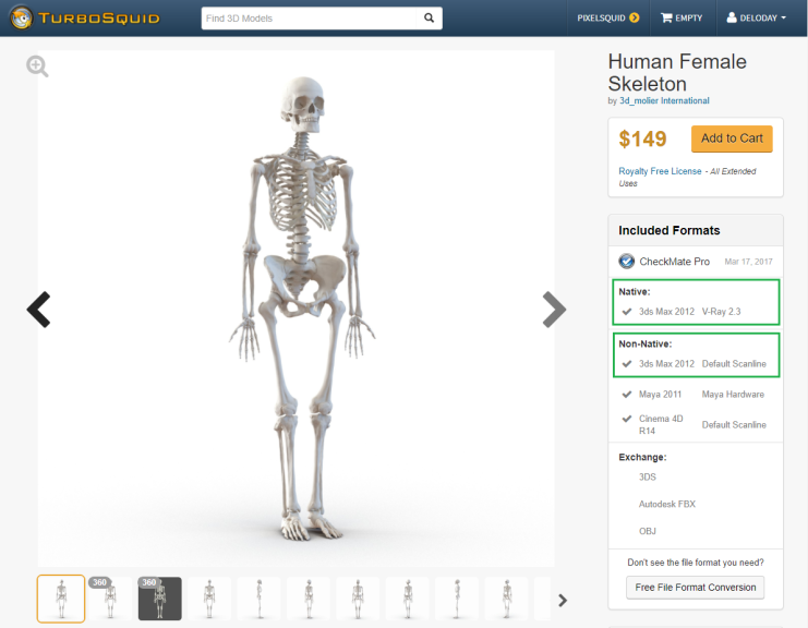 Creating 3d models without