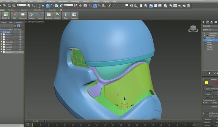3d Modeling Tutorial of Stormtrooper helmet by Alzarac