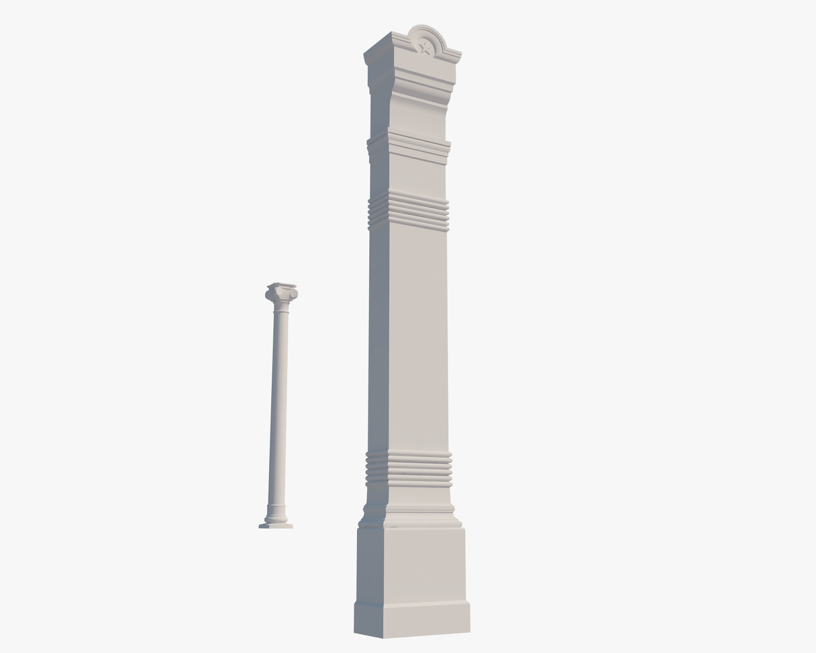 Pillar and column