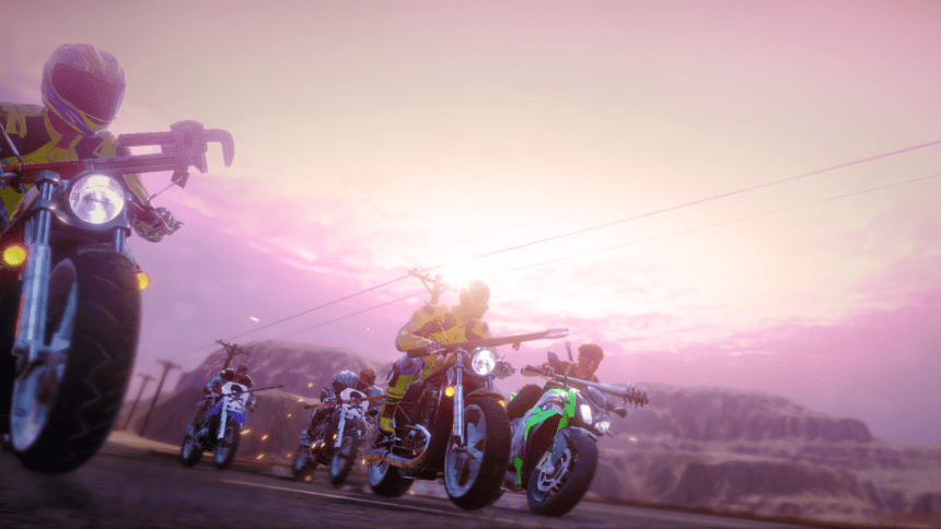 Bikers from Road Redemption