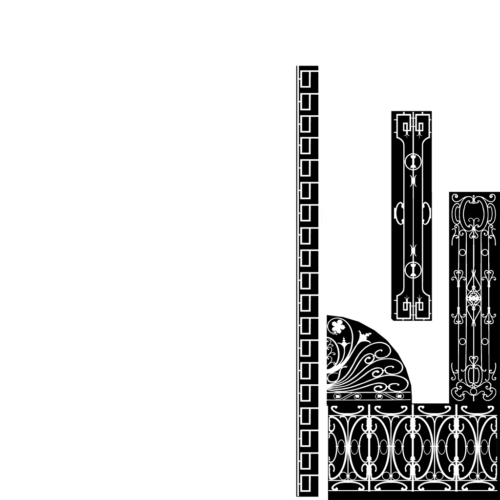 Black and white alpha of the lattice model