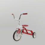 Tricycle rendered in Marmoset