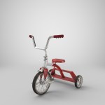 Tricycle model rendered in 3ds Max and Arnold Renderer