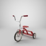 Tricycle model rendered in 3ds Max and V-Ray