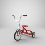 Tricycle model rendered in Maya and Arnold
