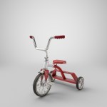Tricycle model rendered in Maya and Mental Ray