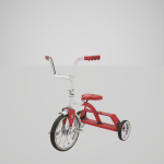 Tricycle model rendered in Unreal