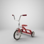 Tricycle model rendered in Cinema 4D with Arnold Renderer