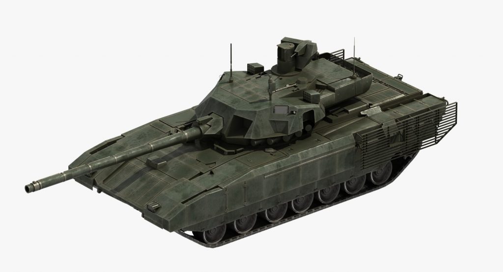 Armata T-14 Tank 3D by ES3DStudios