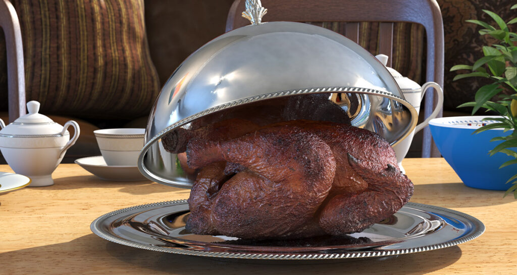 Our favorite 3D model from the collection of 3D_molier International: a 3D turkey.