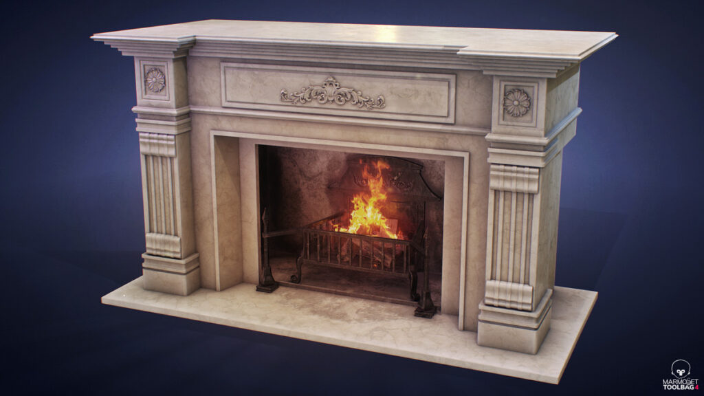 Our favorite 3D model from the collection of Gerzi 3D fireplace.