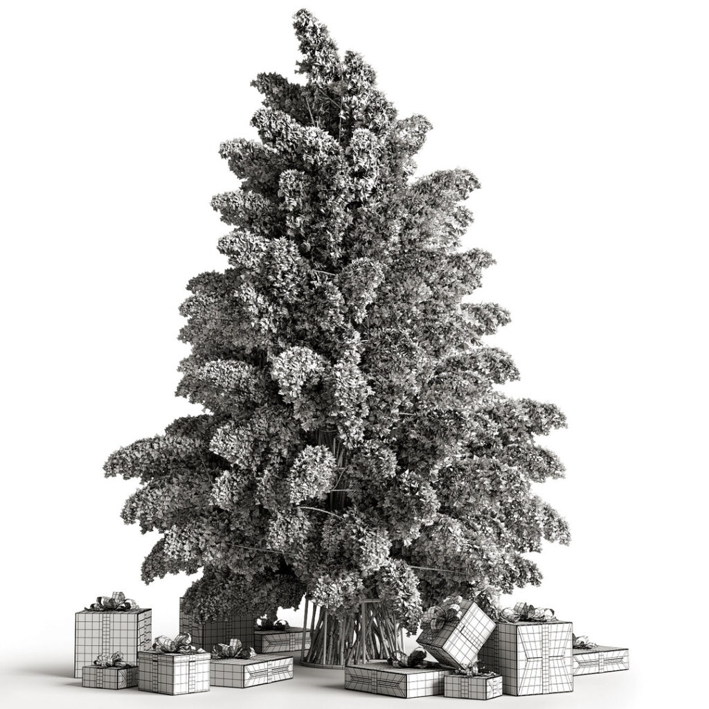 A 3D Christmas tree by Aviato3D.