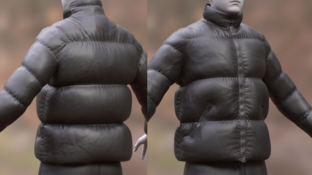A 3D collection of winter clothing by Nice Pictures.