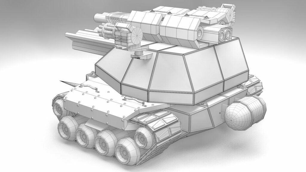 A 3D tank by 3denvironmentmodels.