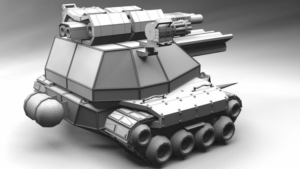 A 3D tank by 3denvironmentmodels.