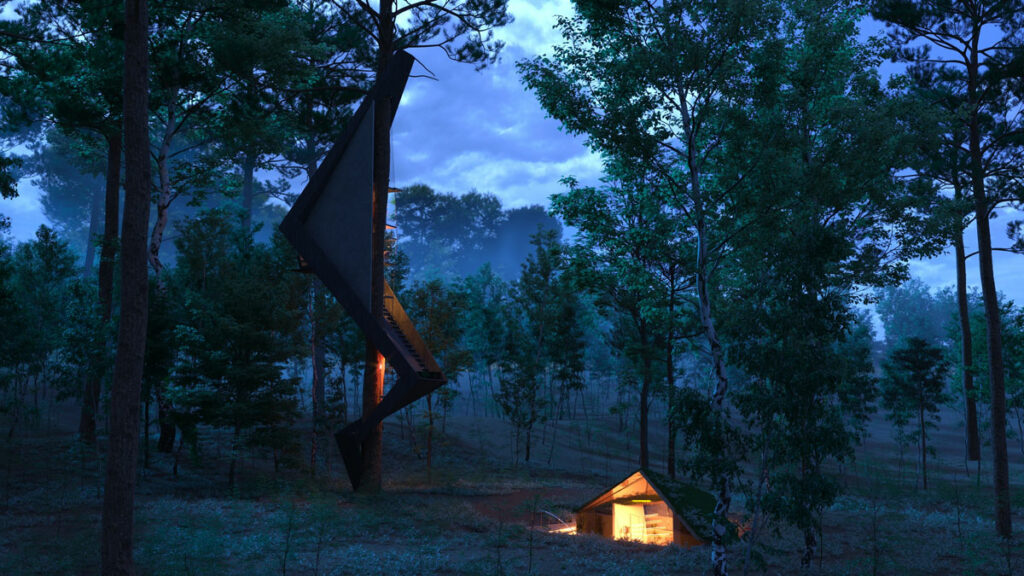 A 3D tree house by Ala_Sawan.